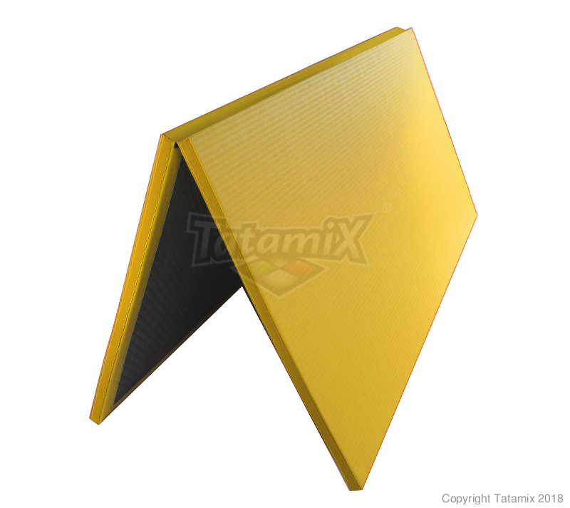 Tatami Pieghevole PP4V 200x200x4cm PU+PE PVC Giallo