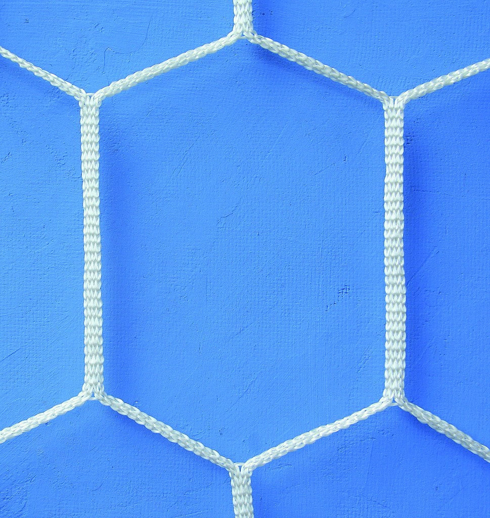 Rete regolamentare maglia Esagonale Calcio 7,50 x 2,50 mt Polipropilene H.T. 120 x 5 mm Art. C008