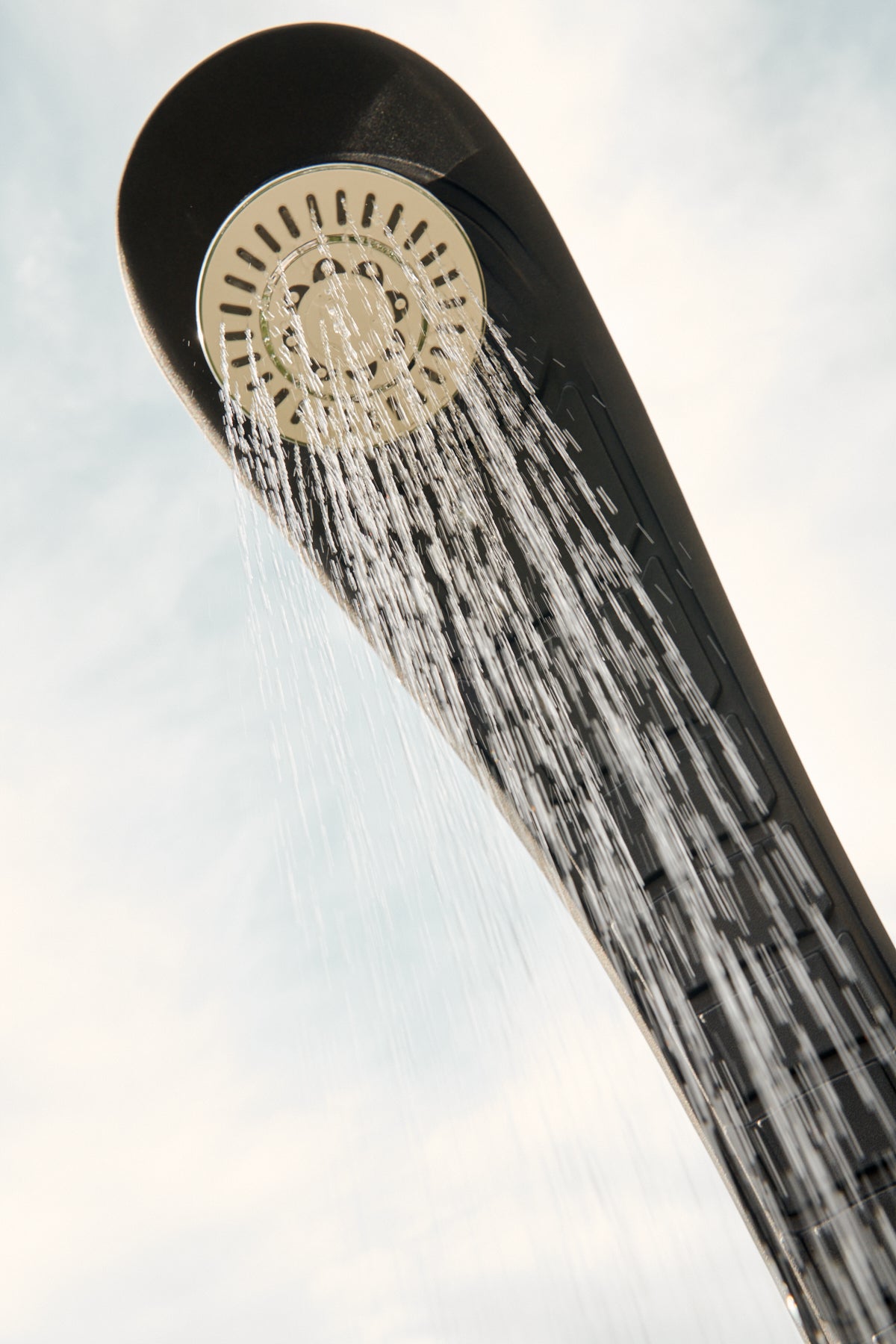 Doccia Solare Poolstar Cobra Antracite da 32 LITRI con Lava Piedi