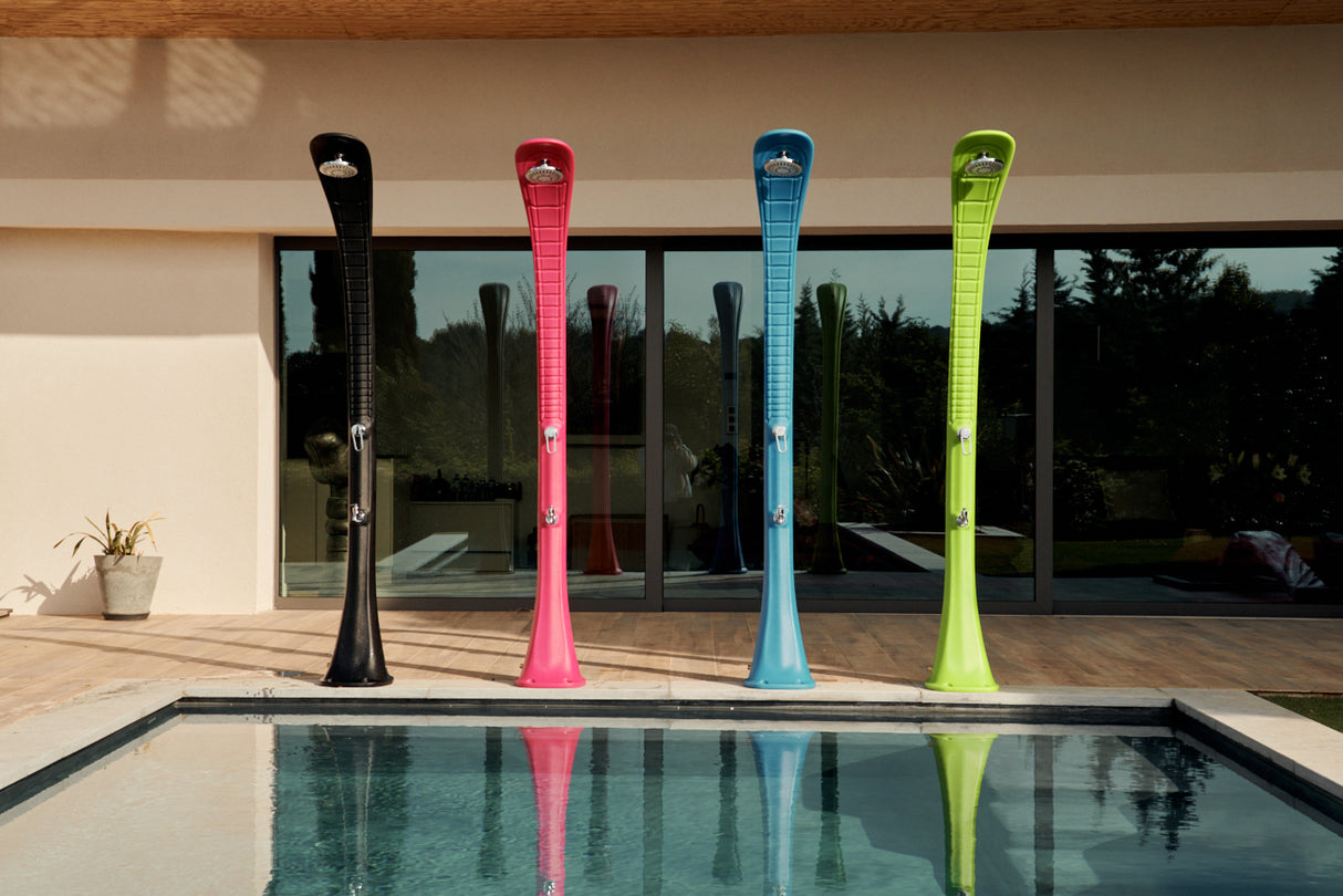 Doccia Solare Poolstar Cobra Blu da 32 LITRI con Lava Piedi