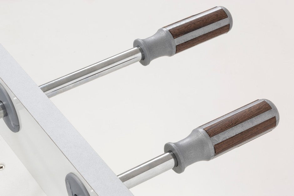 Calcio Balilla Garlando G 500 Weatherproof H2o Pure White Aste Uscenti