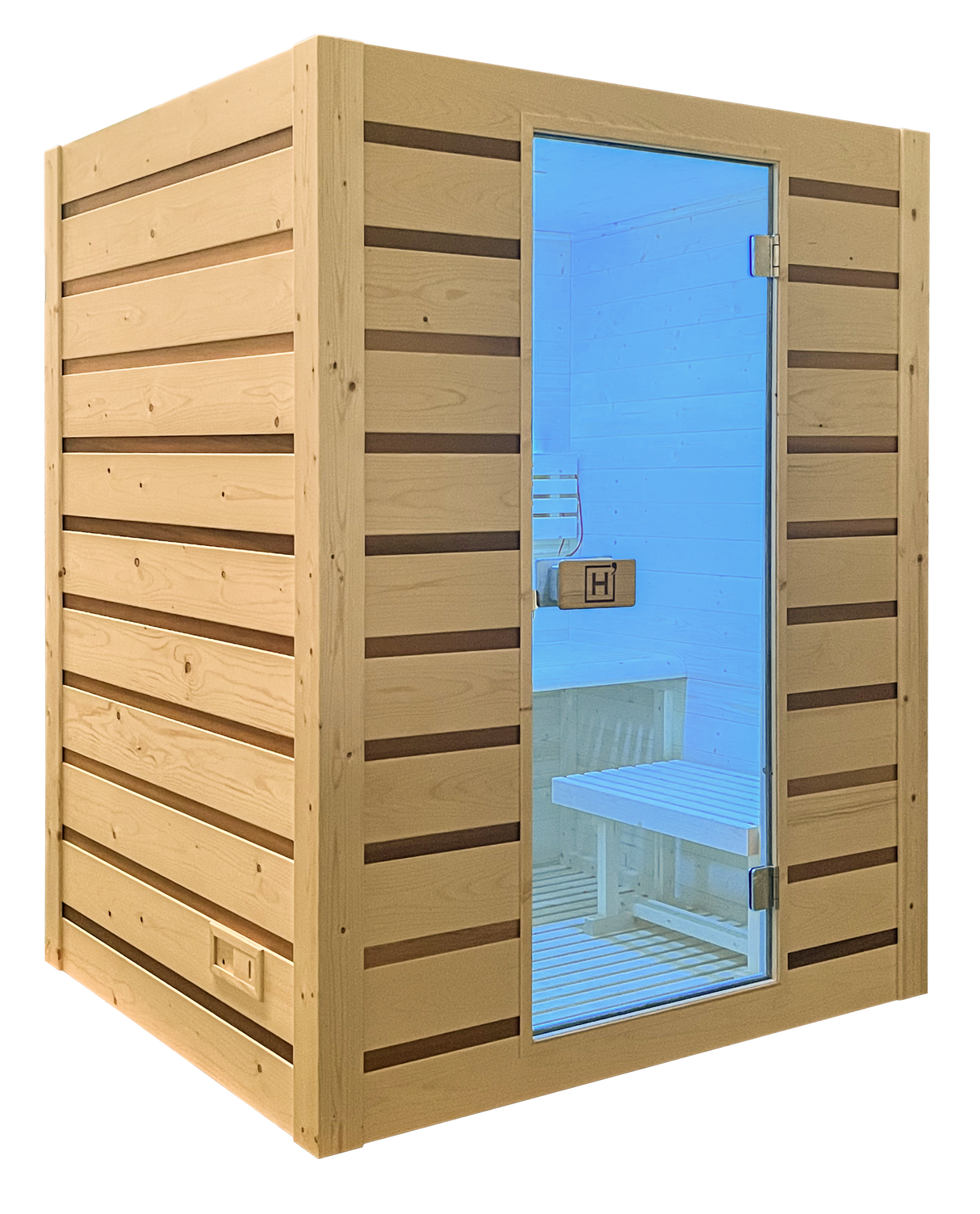 Sauna Finlandese Tradizionale modello Eccolo 2 Posti 4,5 Kw pietre incluse Cod. HL-EC03PK