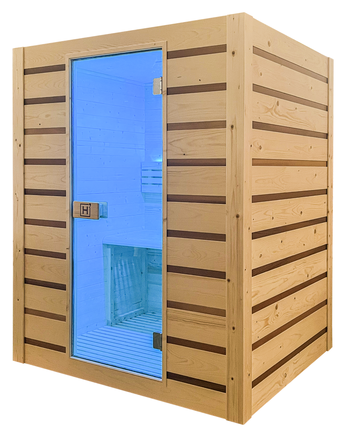 Sauna Finlandese Tradizionale modello Eccolo 2 Posti 4,5 Kw pietre incluse Cod. HL-EC03PK