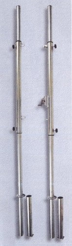 IMPIANTO PALLAVOLO VOLLEY TELESCOPICO MONOTUBOLARE PALO mm 60