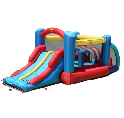 Gonfiabile Happy Air New Percorso a Ostacoli Art. 9163