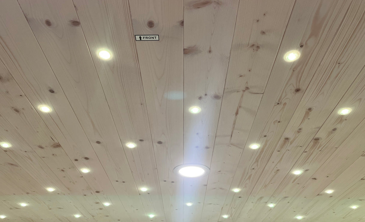 Sauna Finlandese modello Utopia 4 posti Pacchetto completo 6kW stufa e pietre comprese Cod. HL-UTA04PK