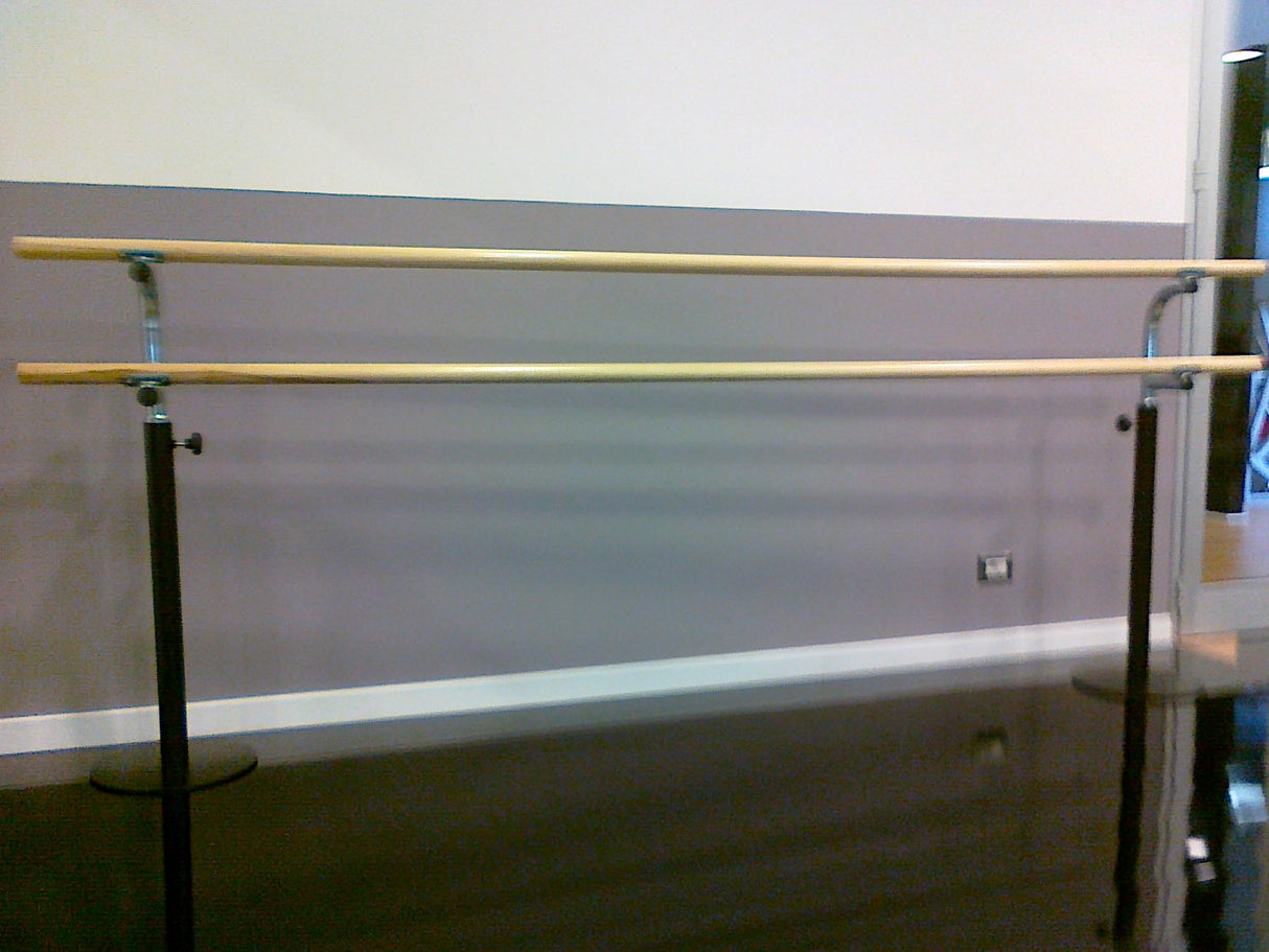 Coppia supporto mobile doppio regolabile per sbarra danza Art. G 408/D