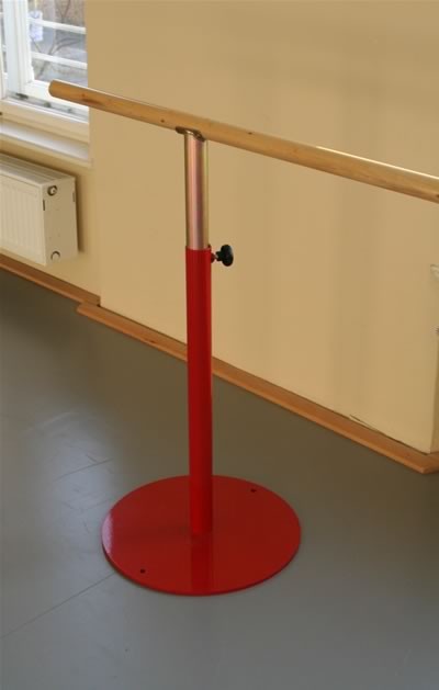 Coppia supporto mobile regolabile per sbarra danza Art. G408 colore azzurro o bianco