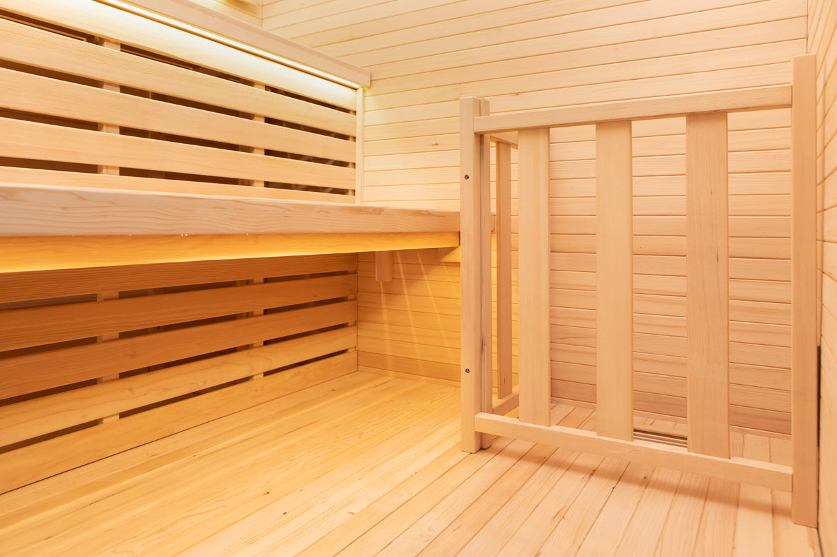 Sense Angular Sauna tradizionale a 3 posti STUFA DA 4.5kw DISPONIBILE DAL 08/06/2026 COD. SN-SENSE-3CPK