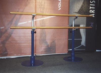 Sbarra danza mobile doppia completa da 3 mt Art. G 408/D + G 405/3