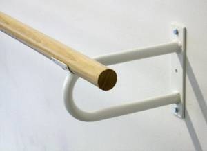 Sbarra danza a parete completa fissa da mt 4.85 Art. G 406 + G 405/5