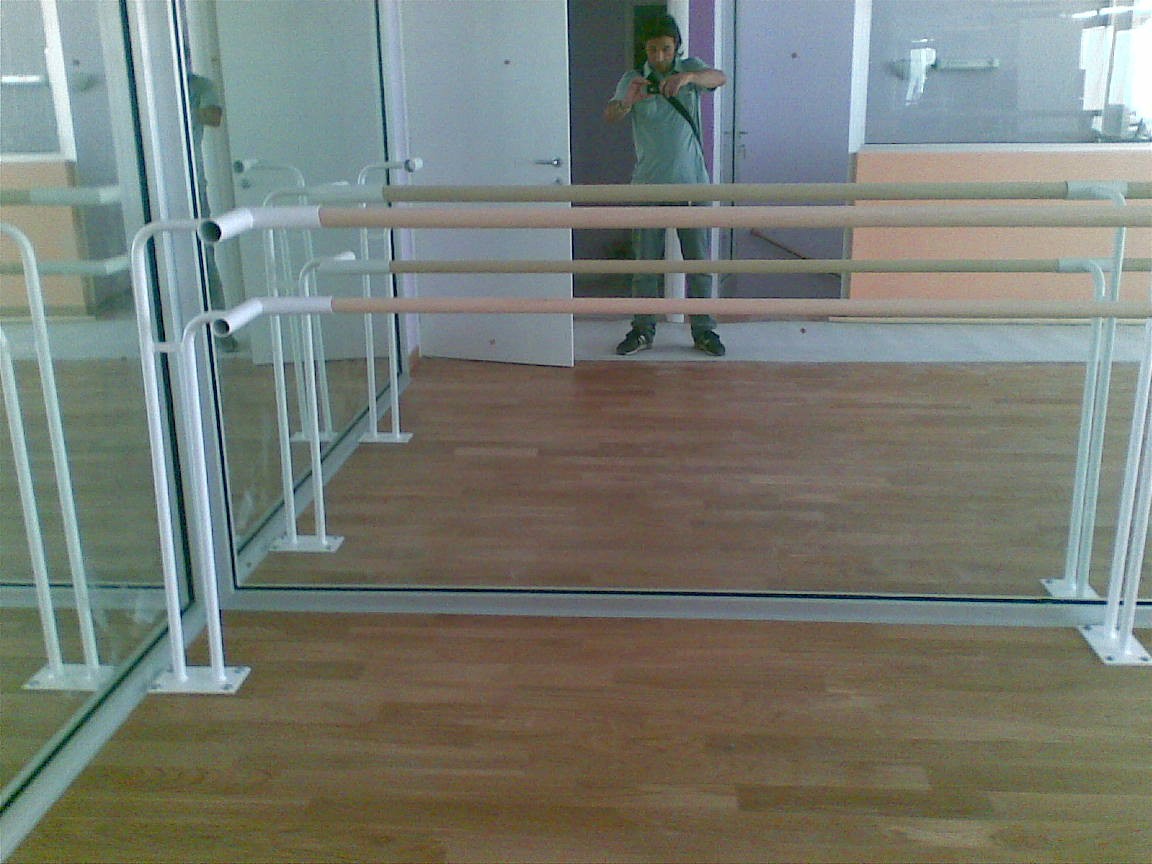 Sbarra danza completa doppia da pavimento dancefloor mt 4