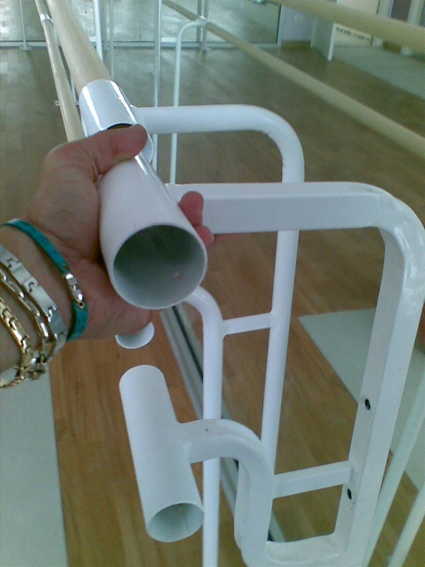 Sbarra Danza Completa Doppia Da Pavimento Dancefloor Mt 6