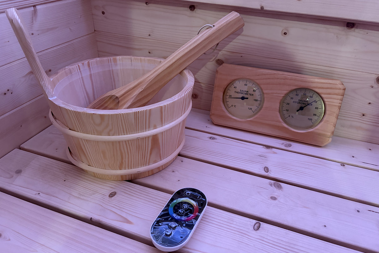 Sauna Gaïa/Gaia Urban - Spruce FS Cod. SN-B130E Solo sauna (kit accessori incluso)