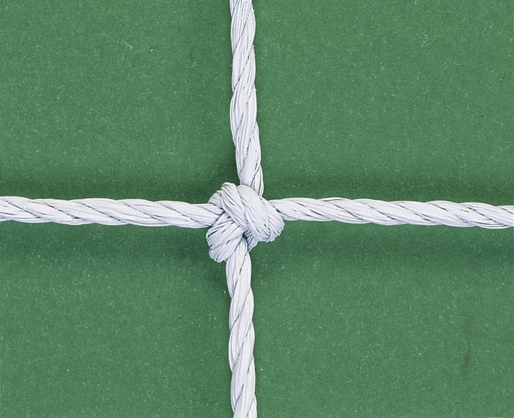 Reti calcio annodate bianche 2,8 a coppia 1022