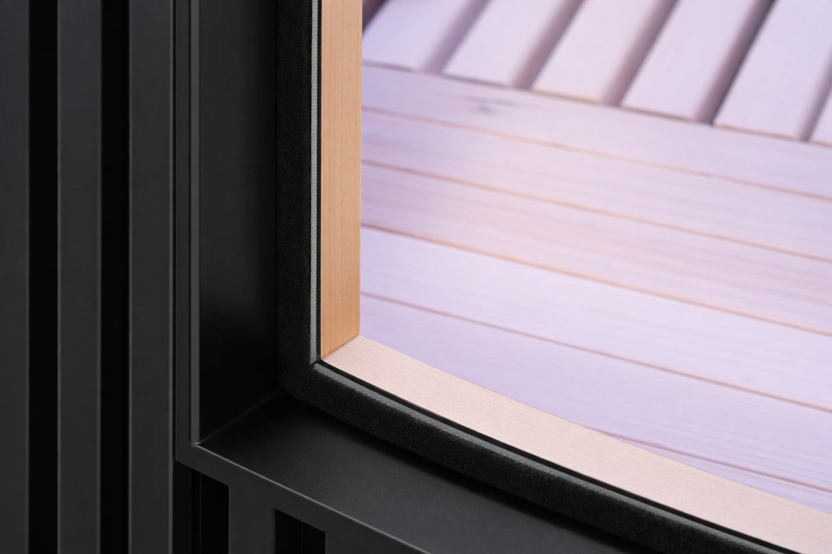 Sauna a infrarossi MOON, 4 posti, colore NERO, LUNA HL-MOON4-BLK Disponibile dal 04/06/2026ponibile dal 04/06/2026