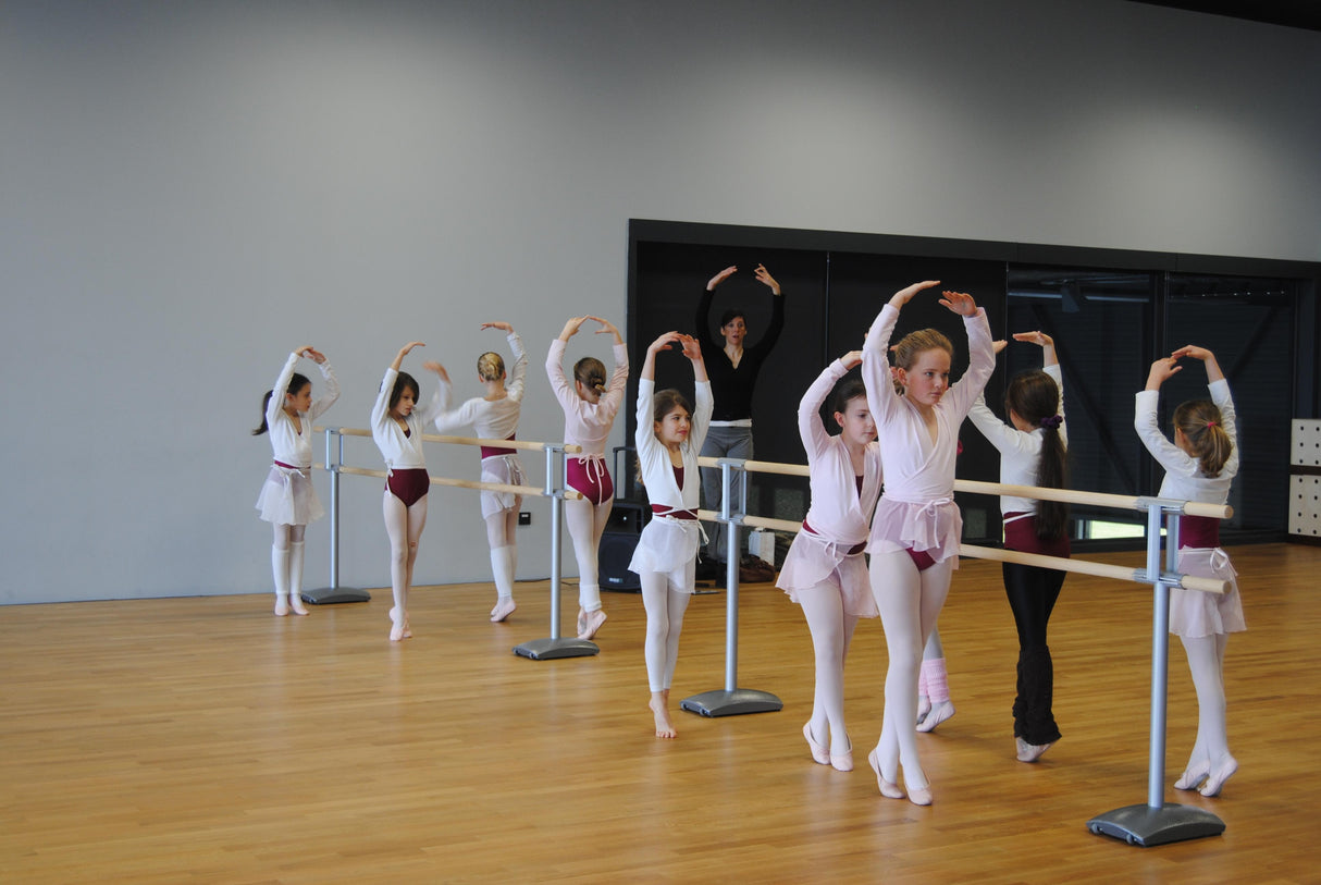 Sbarra Danza Mobile Modello Maurice Da 5 M Con Ruote e 3 supporti