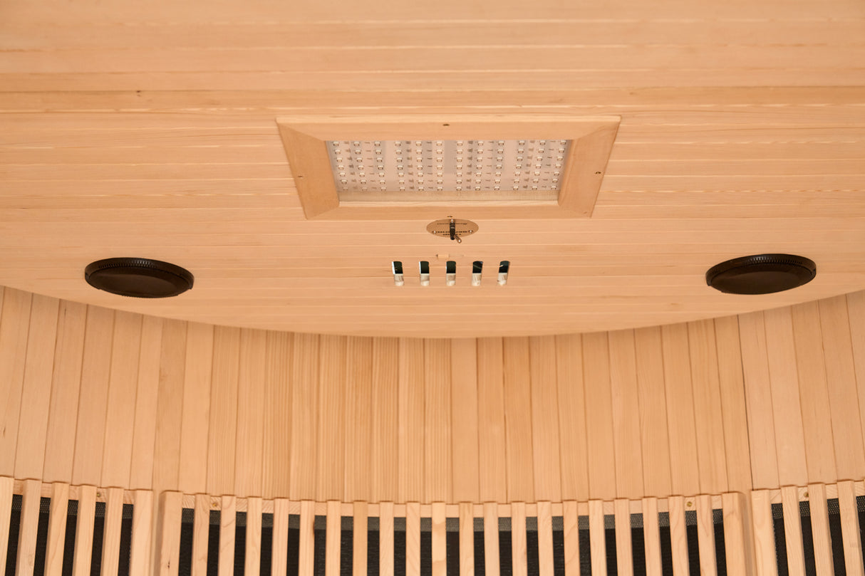 Sauna a infrarossi MOON, 4 posti, colore LEGNO, LUNA HL-MOON4 Costo, Spedizione e Preventivo su richiesta!