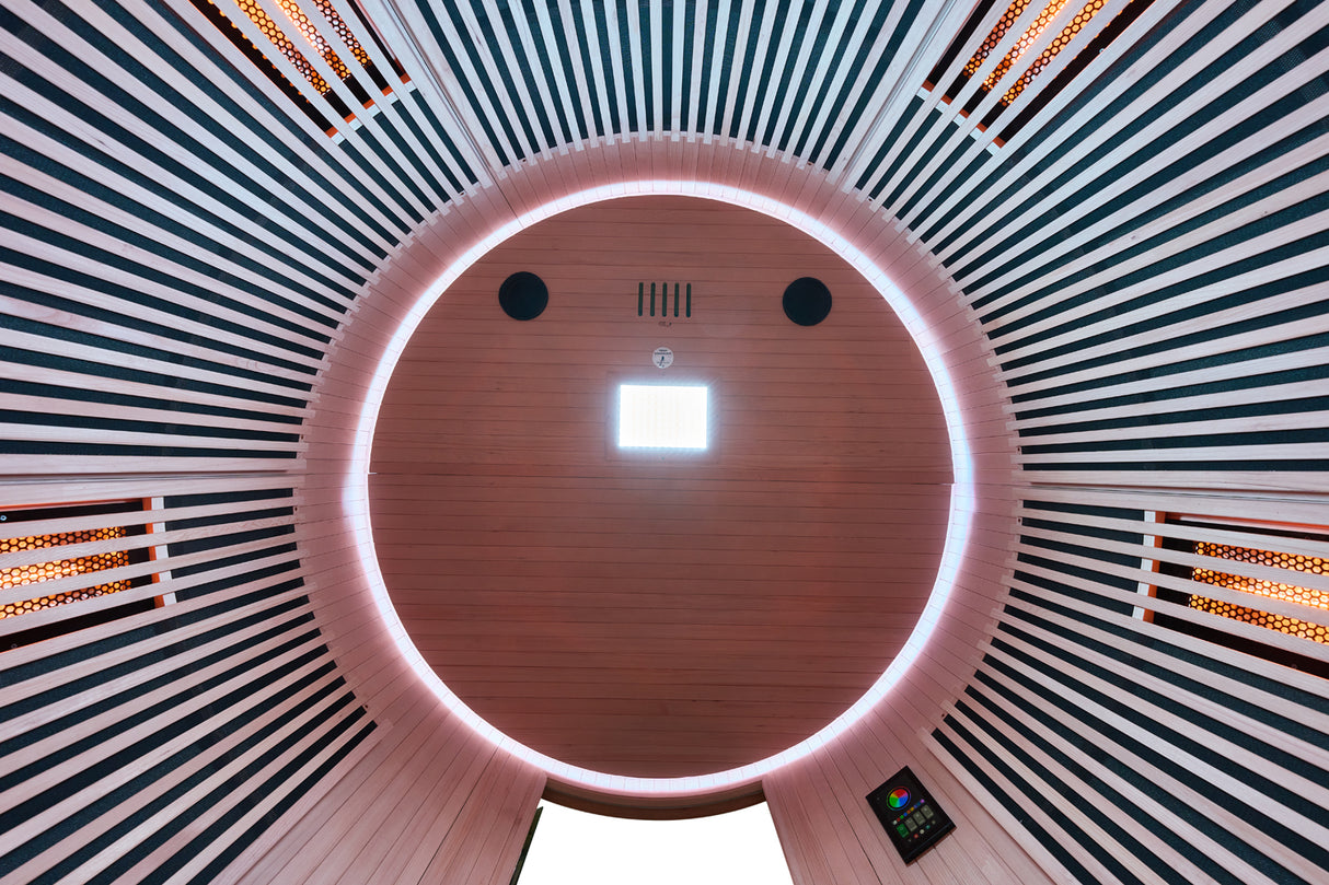 Sauna a infrarossi MOON, 4 posti, colore LEGNO, LUNA HL-MOON4 Costo, Spedizione e Preventivo su richiesta!