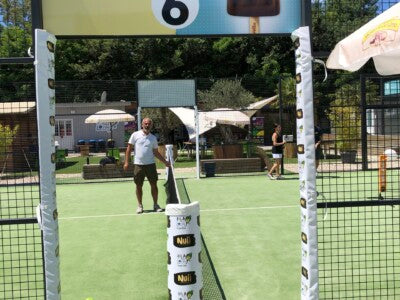 Rete Padel Regolamentare a Maglia QUADRA 45x3mm Polipropilene H.T. Art. T043
