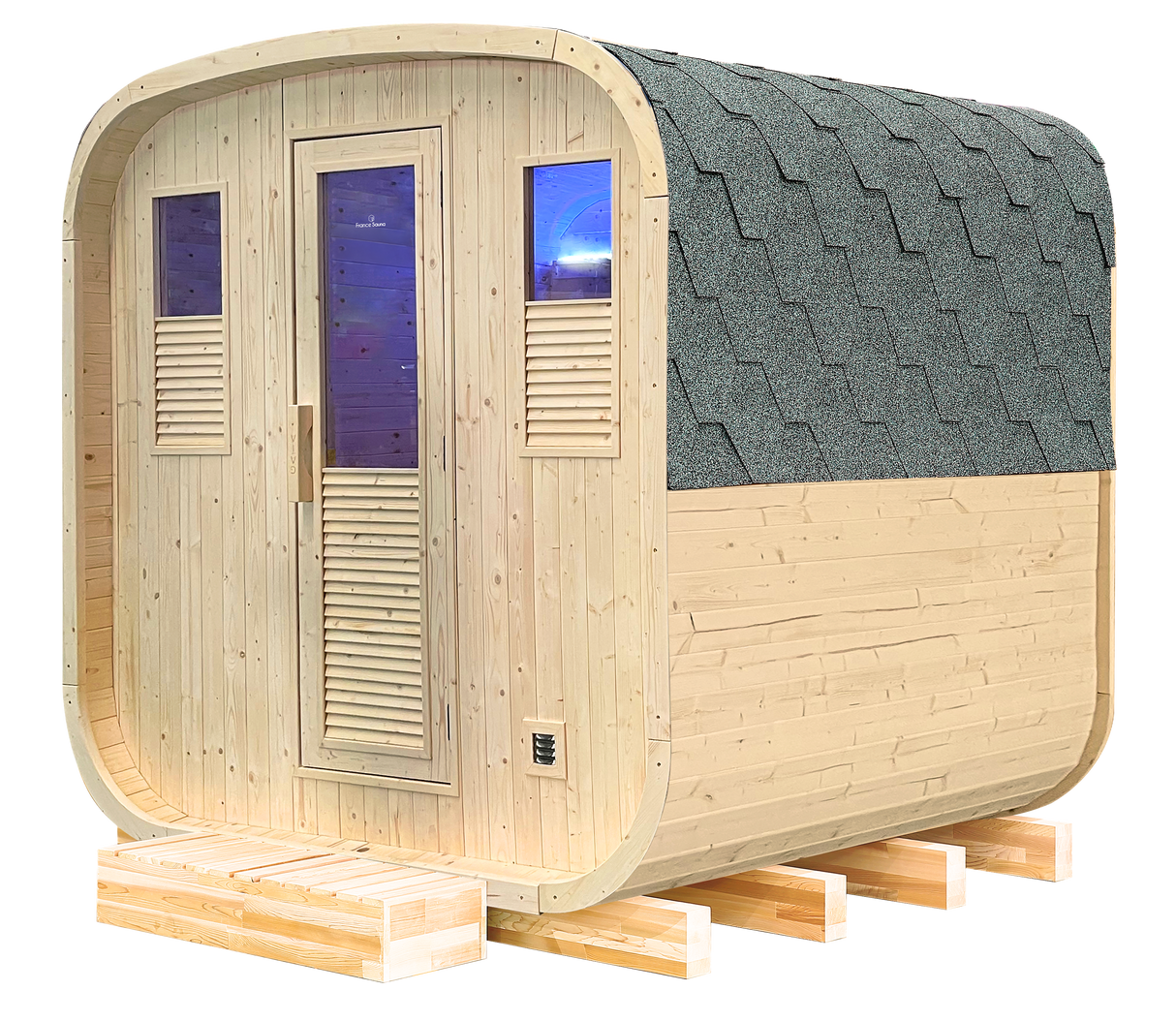 Sauna Gaïa Nova - Spruce FS da 6 posti a sedere Tecnologia a vapore Cod. SN-B200E Disponibile dal 05/06/2026