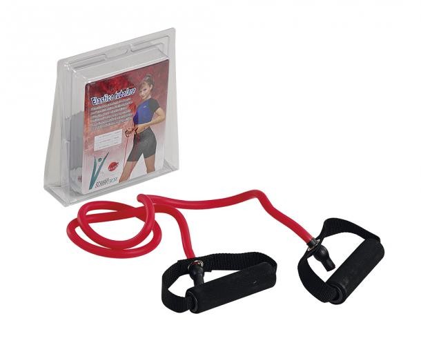 Elastico tubolare anallergico rosso Art 0904A resistenza media