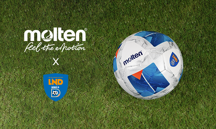 Pallone Calcio Allenamento n. 5 Molten Serie D Ufficiale stagione 2025/2026 Cod. F5N3150I HYBRID LND