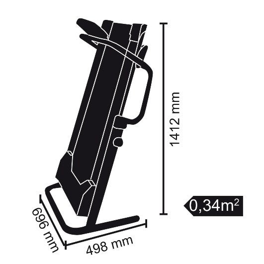 TAPIS ROULANT EVERFIT TFK 100 MAG SALVASPAZIO