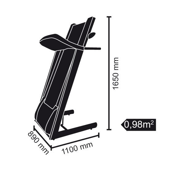 Tapis Roulant Toorx Trx Endurance Hrc 3,5 Cv motore AC