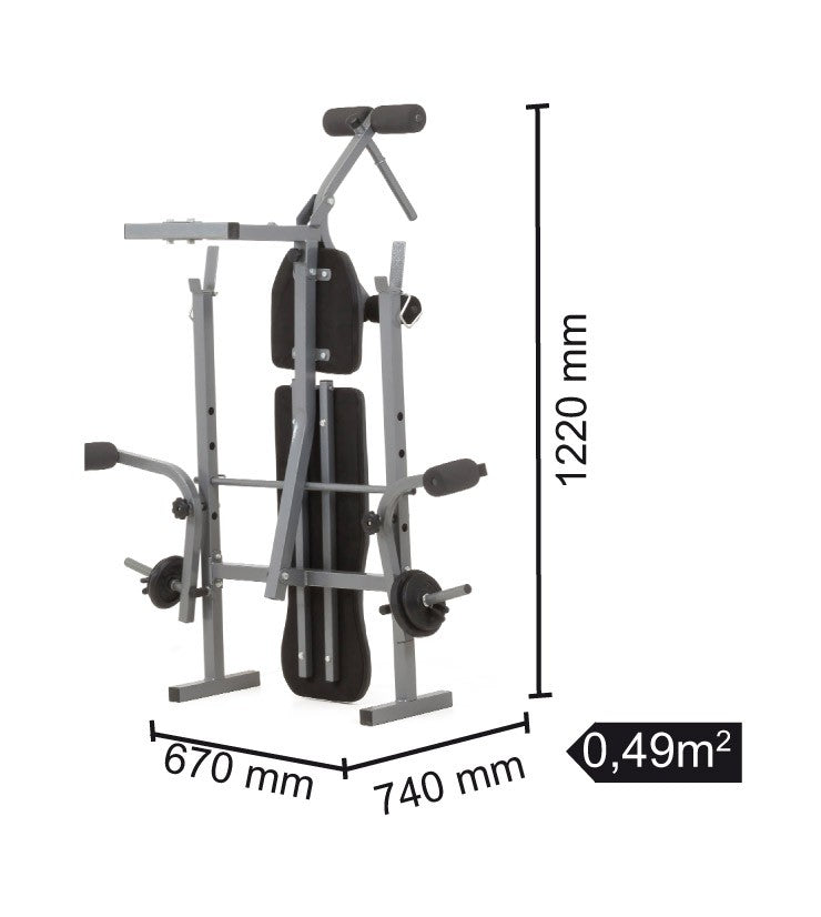PANCA EVERFIT PORTABILANCIERE WBK-500 RICHIUDIBILE
