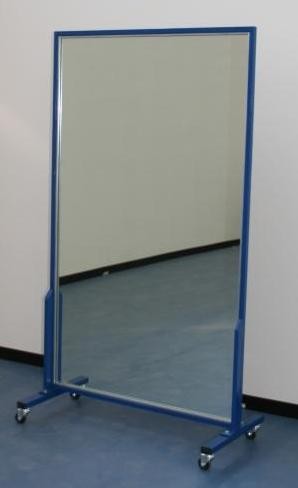 Specchio Sicurezza Danza Palestra Tipo Liscio Carrello Struttura Acciaio Art. G 400 PER ACQUISTO CONTATTARCI VIA EMAIL