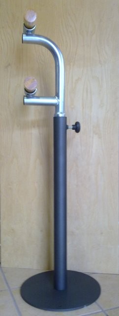 Coppia supporto mobile doppio regolabile per sbarra danza Art. G 408/D