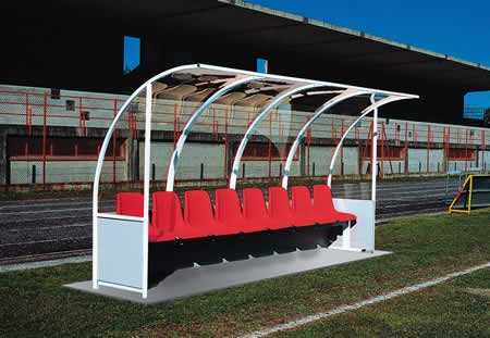 Panchina Allenatori Acciaio Zincato A Caldo Da Mt 4 Art Sper