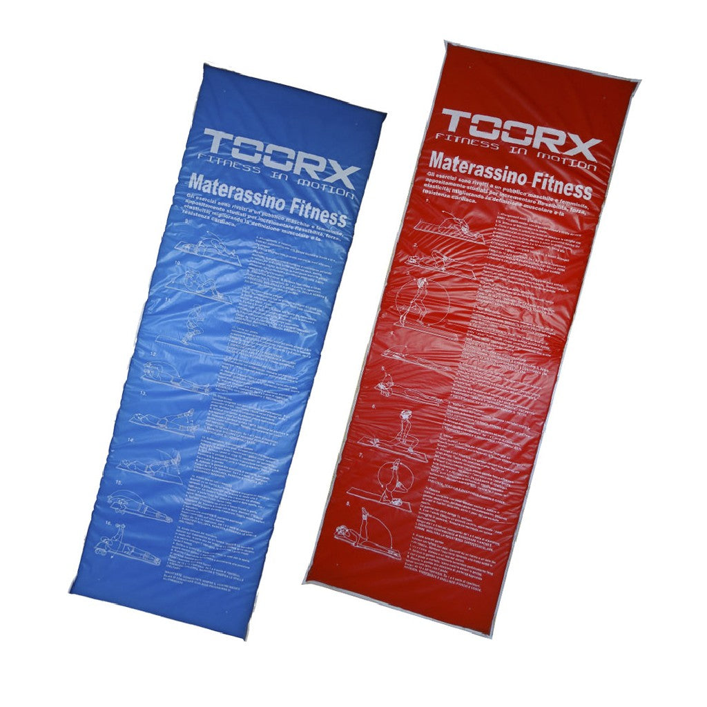 Materassino imbottito toorx con descrizione esercizi in italiano cod MAT-GE