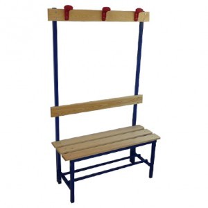 Panchina 1m Seduta Schienale Appendiabiti Art. S 852/1