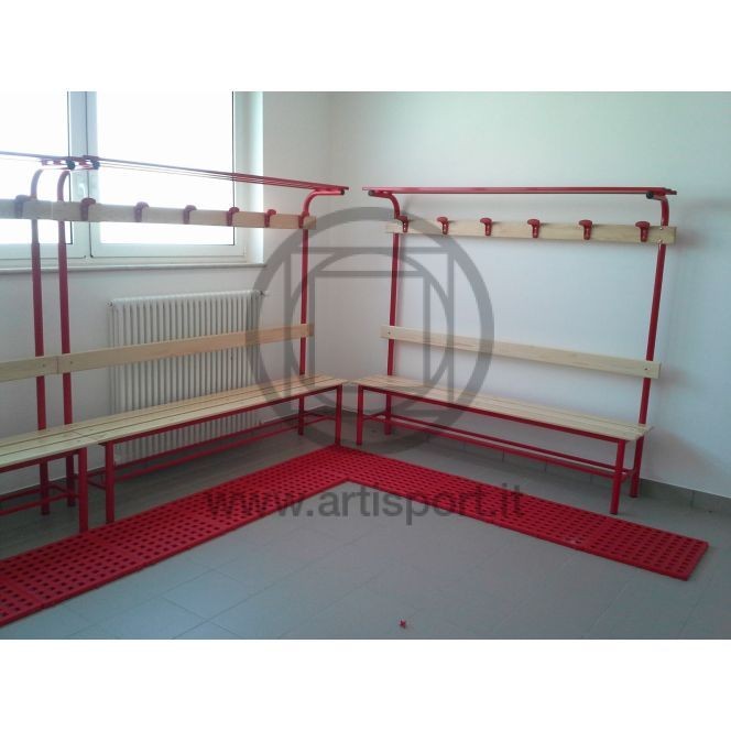 Panchina completa 2m Art S 850 Serie E Doghe Legno