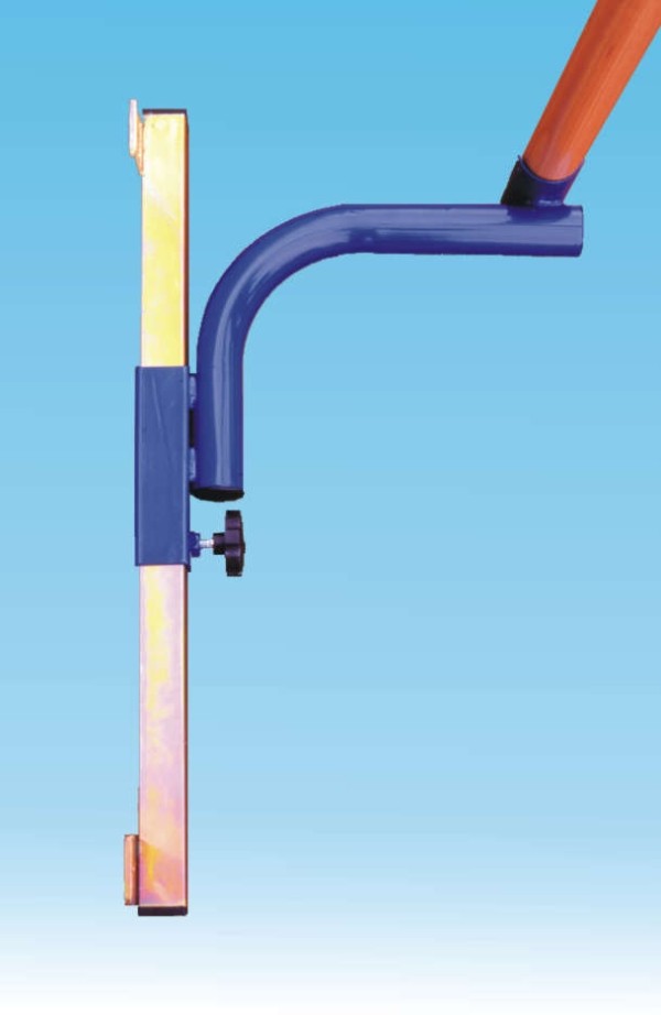 Sbarra danza completa a parete regolabile vivisport metri 3 colore grigio 2 supporti 1573 + sbarra 1577