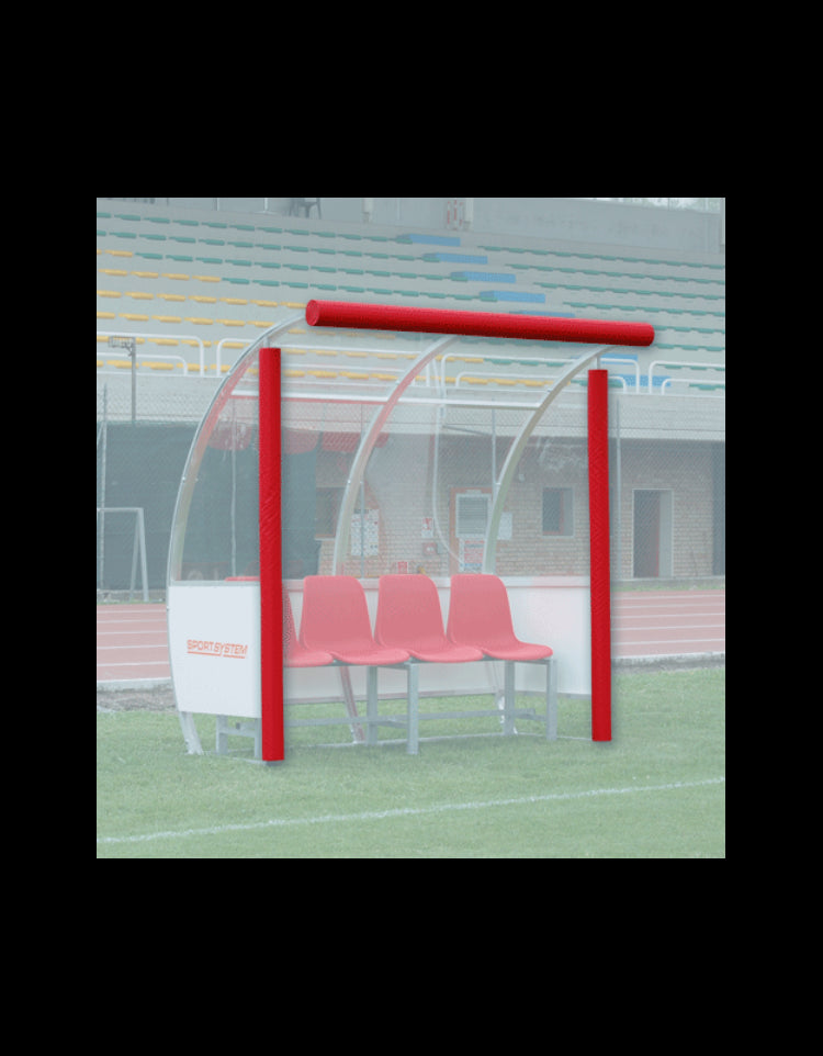 Protezione imbottita per panchina Art. F 746/4 Costo Al metro lineare