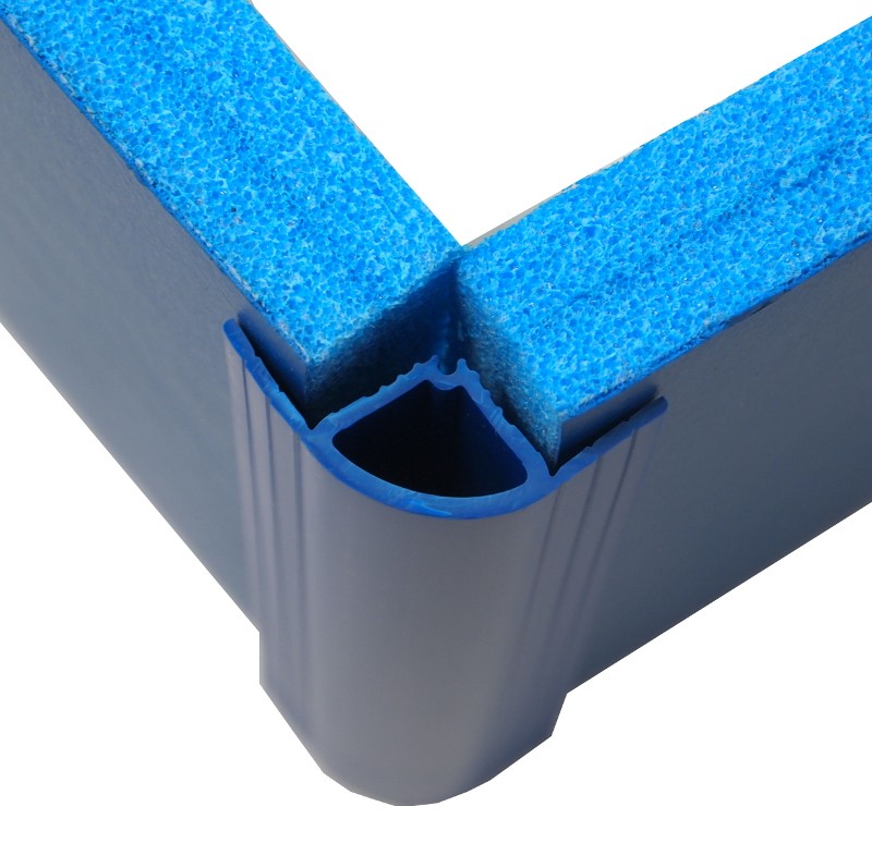 Profili Basic Angolare Pvc Blu Di Finitura h. cm. 200