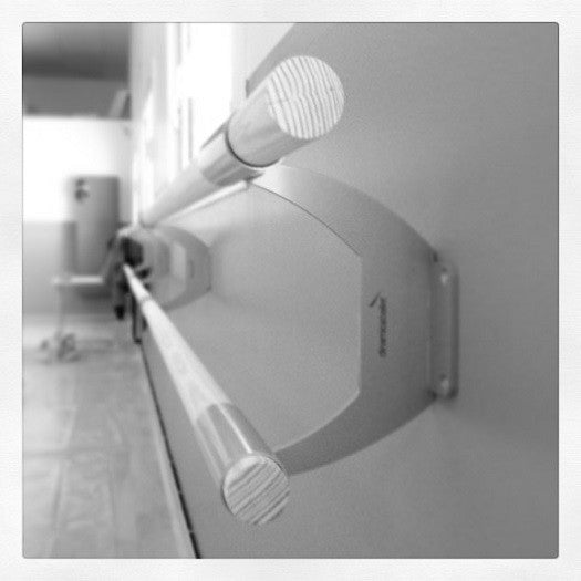 Supporto Sbarra Danza Arabesque Doppio Da Muro Dinamica Ballet grigio