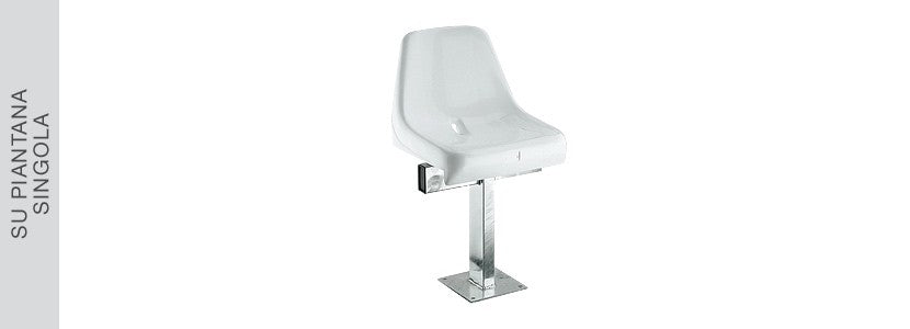 Seduta monoblocco per stadio e impianti sportivi M2000 versione Ignifuga e ANTI-UV