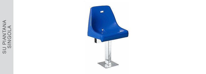 Seduta monoblocco per impianti sportivi e stadio M2009 M2009 SMALL profondità cm 30