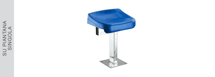 Seduta monoblocco senza schienale per stadio e impianti sportivi M2004 SEST