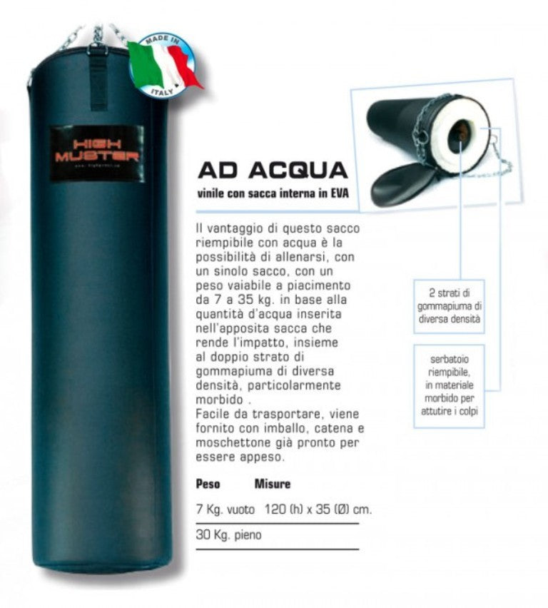 SACCO LINEA TRAINING IN VINILE CON SACCA INTERNA IN EVA