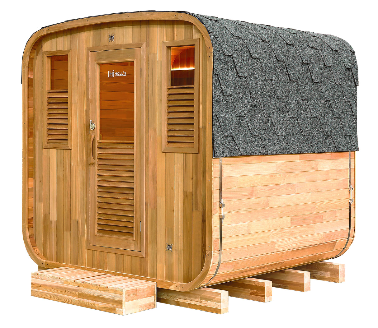 Sauna a Vapore Holl's Sauna Gaïa Nova - Abete rosso HL-B200E STUFA NON INCLUSA esaurita