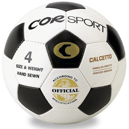 PALLONE CALCETTO COR 3110 RIMBALZO CONTROLLATO CUOIO SINT VULCANIZZATO