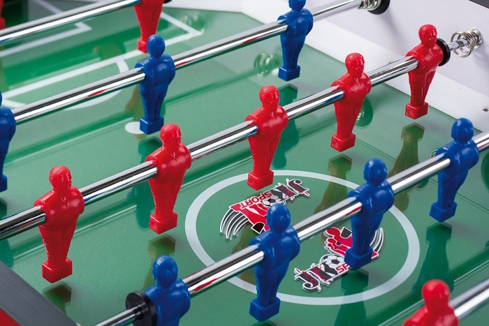 Calciobalilla Jkfitness Jks400 Rosso Aste Rientranti