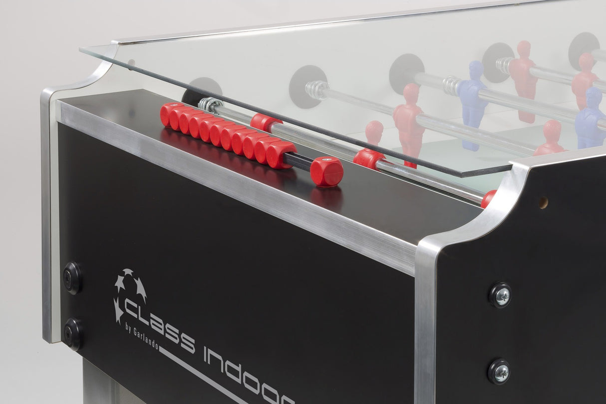 Calcio Balilla Garlando Class Indoor Con Vetro Superiore Aste Rientranti