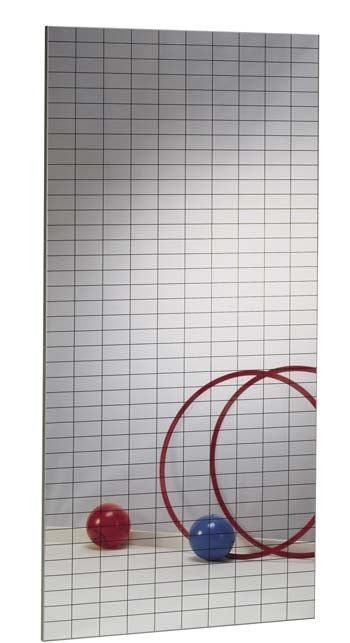 Specchio Quadrettato A Parete Antinfortunistico cm 200x100 Art 6003P