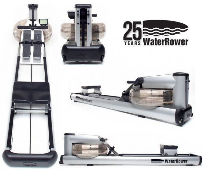 Vogatore Water Rower M1 Hi Rise Seduta Alta Struttura Acciaio Tubolare